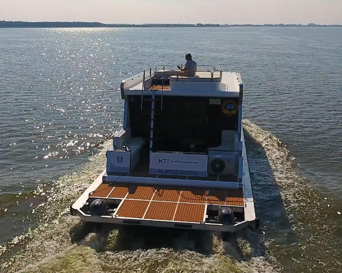 Hausboot Mit Traumlage In Luebeck-Travemuende Hotel Luaran gambar