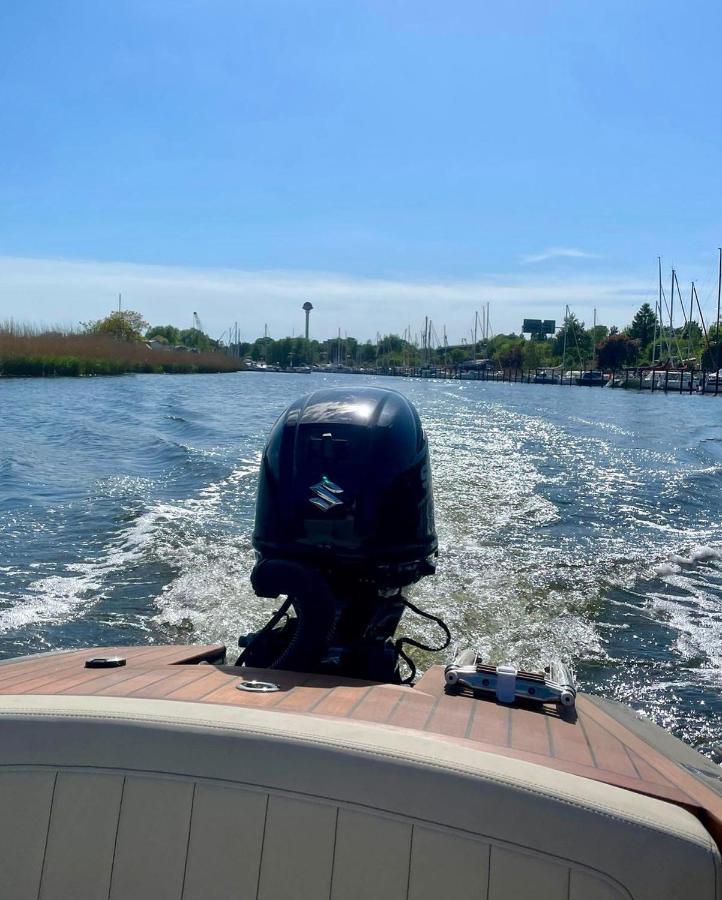 Hausboot Mit Traumlage In Luebeck-Travemuende Hotel Luaran gambar